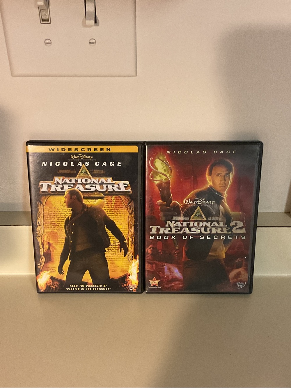 Disney National Treasure Movies 1 & 2 Book of Secrets Nicolas Cage